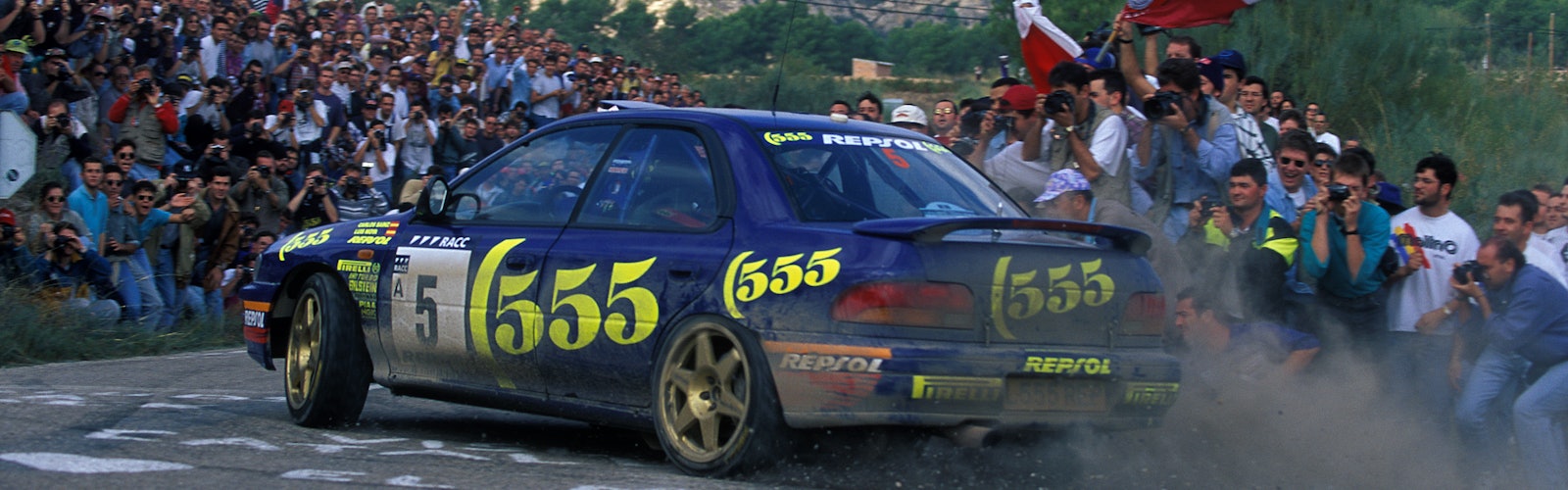 1995, Catalunya Spain Rally, Sainz, Carlos, Subaru Impreza 555, Action