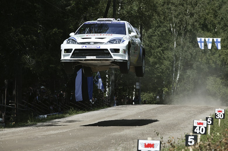 Markko Martin / Michael Park - Ford Fiesta WRC03 - 2003 WRC Rally Finland - Ouninpohja