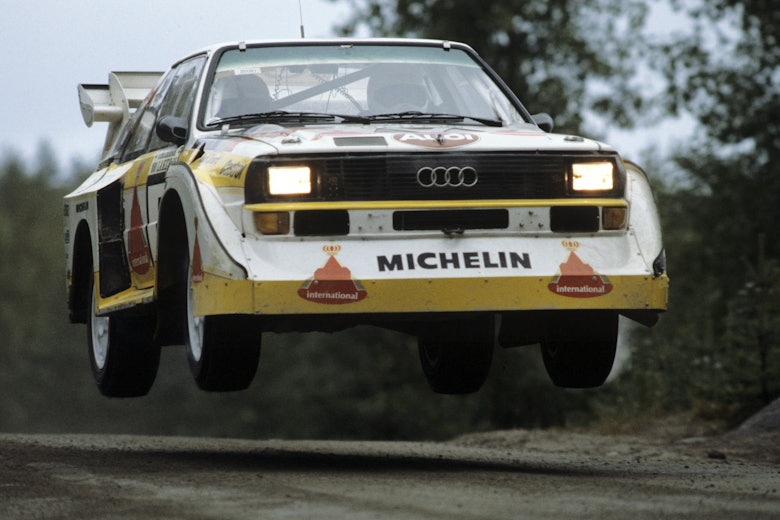 Hannu Mikkola - Audi Quattro E2 - 1985 1000 Lakes Rally Finland