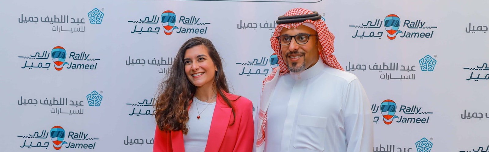 HRH Prince Khalid bin Sultan Al-Faisal, President of ther SAMF, and Samar Rahbini , who is interested in participating.
