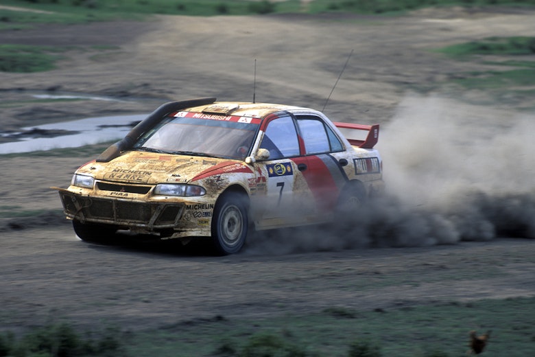 Tommi Makinen Mitsubishi WRC Safari Rally 1996