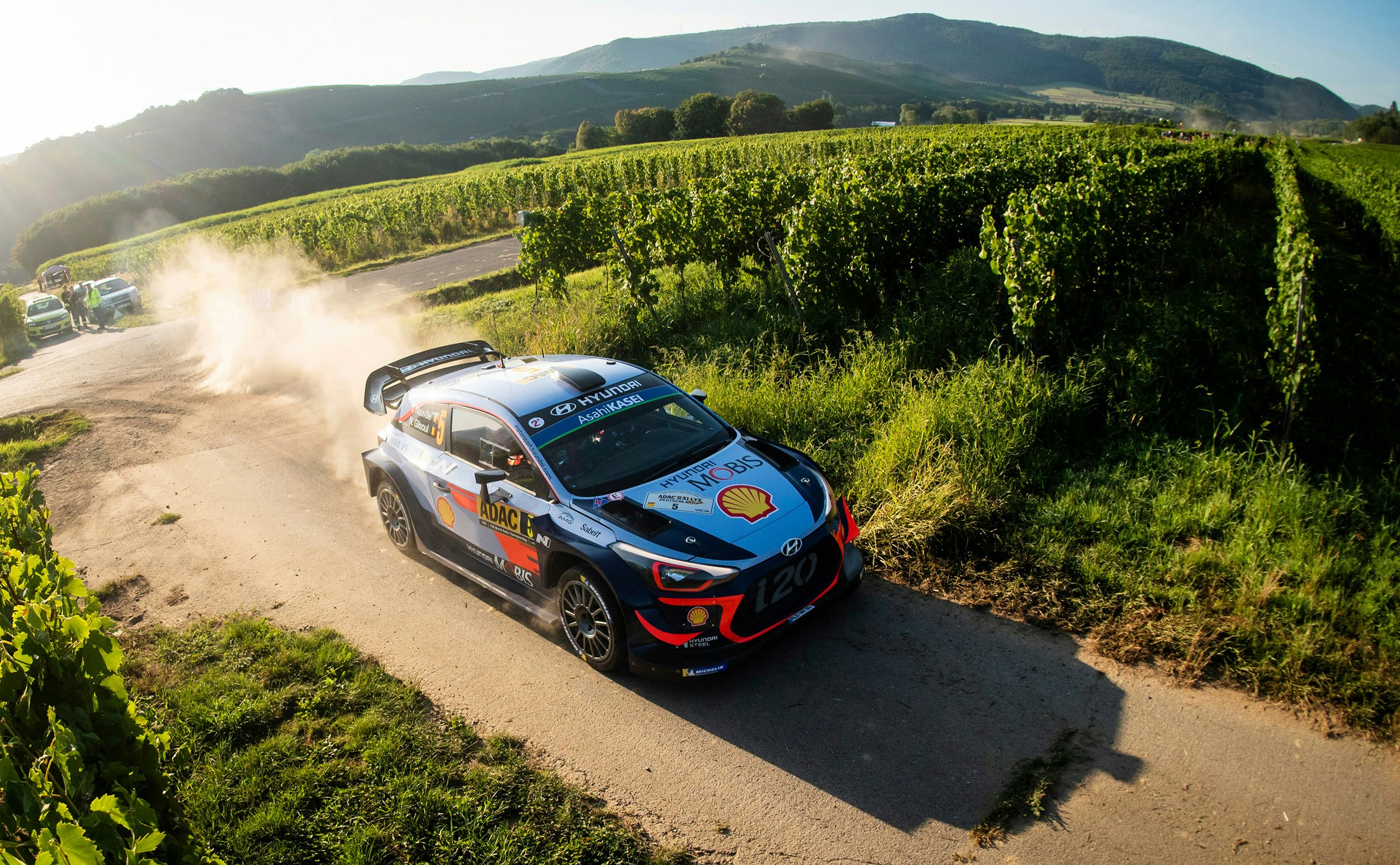 Thierry Neuville (BEL) performs during FIA World Rally Championship 2018 in Saarland, Germany on August 19, 2018 // Jaanus Ree/Red Bull Content Pool // AP-1WMVRZKUD2111 // Usage for editorial use only // Please go to www.redbullcontentpool.com for further information. //
