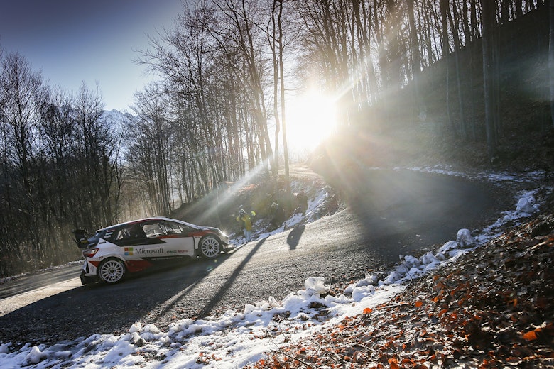 Sebastien Ogier Toyota WRC testing 2020