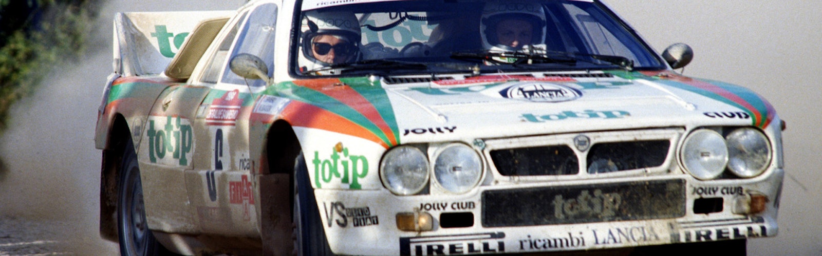 Miki Biaision Jolly Club Lancia WRC Sanremo Rally 1984