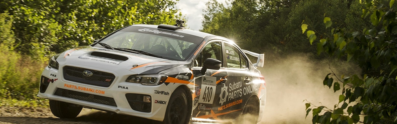 Bucky Lasek maintained a smooth and consistent pace to nab a podium spot at New England Forest Rally