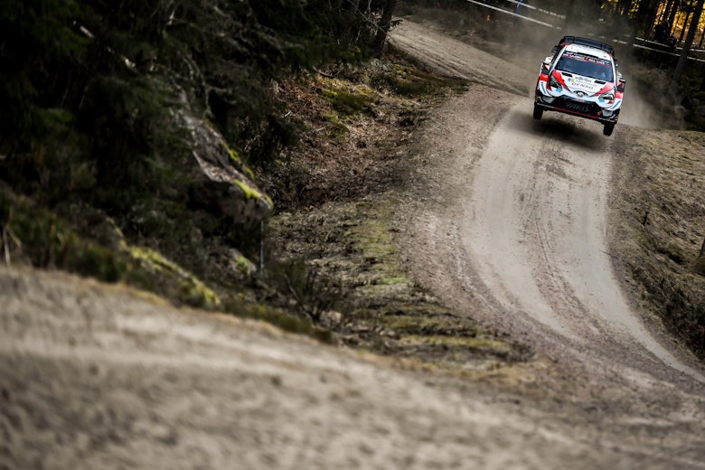 Elfyn Evans Toyota WRC Rally Sweden 2020