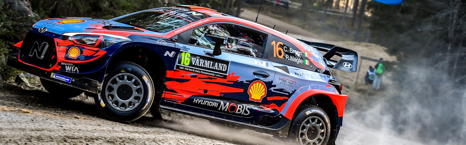 Craig Breen Hyundai WRC Rally Sweden 2020