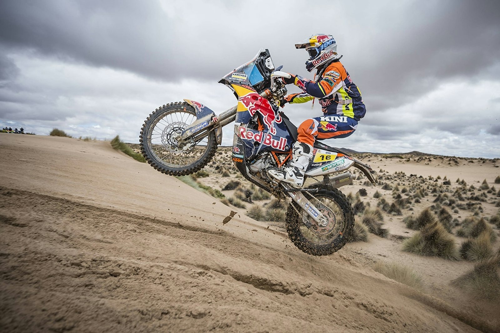 Matthias Walkner (AUT) of Red Bull KTM Factory Team races during stage 07 of Rally Dakar 2017 from La Paz to Uyuni, Bolivia on January 09, 2017 // Marcelo Maragni/Red Bull Content Pool // P-20170109-01362 // Usage for editorial use only // Please go to www.redbullcontentpool.com for further information. //