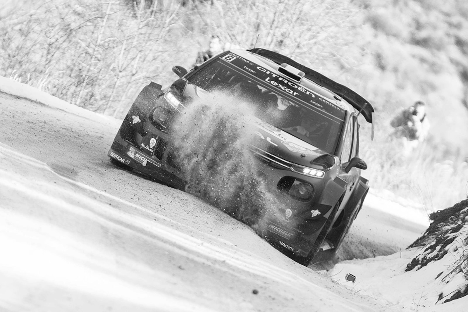 Craig Breen (IRL) competes during the FIA World Rally Championship 2017 in Monte Carlo, Monaco on January 21, 2017 // Jaanus Ree/Red Bull Content Pool // P-20170122-00666 // Usage for editorial use only // Please go to www.redbullcontentpool.com for further information. //