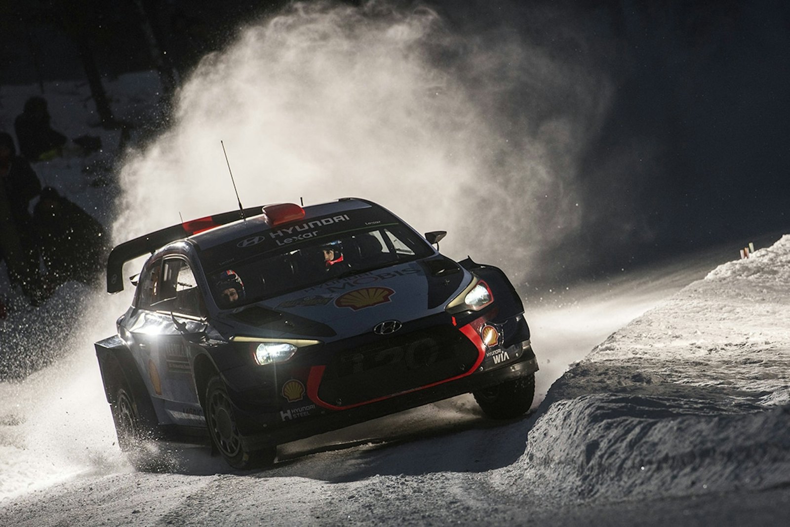 Dani Sordo (ESP) competes during the FIA World Rally Championship 2017 in Torsby, Sweden on February 12, 2017 // Jaanus Ree/Red Bull Content Pool // P-20170212-00413 // Usage for editorial use only // Please go to www.redbullcontentpool.com for further information. //