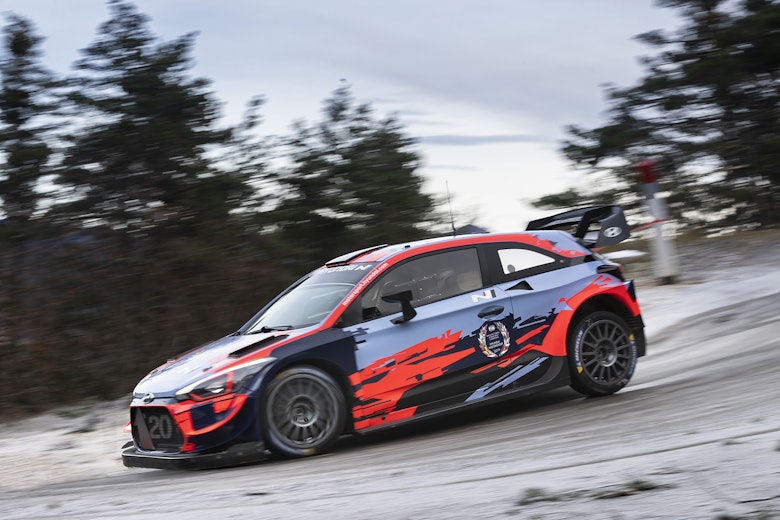 Ott Tanak Hyundai WRC 2020 test