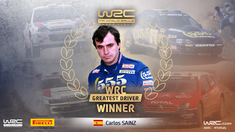 The Greatest WRC Driver winner - GRAPHIC2