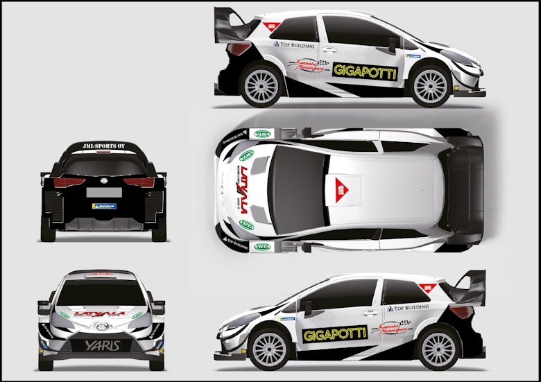 Jari-Matti Latvala Toyota Rally Sweden livery 2020